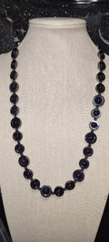 Necklace: Amethyst and hematite