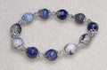 Bracelet: Sodalite and Moss Agate - small