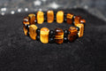 Bracelet: Tiger Eye with Black Tourmaline - 7"
