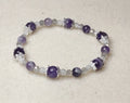 Bracelet: Amethyst, Moonstone, and Labradorite