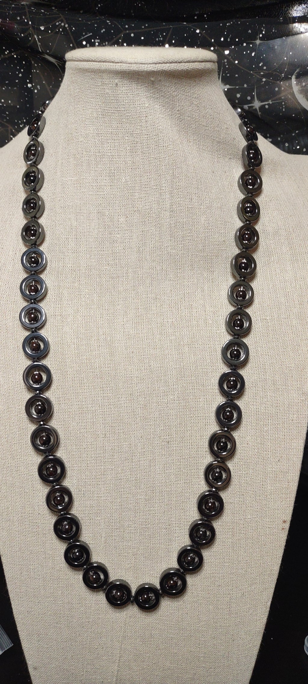 Necklace: Garnet and Hematite