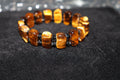 Bracelet: Tiger Eye with Black Tourmaline - 6"